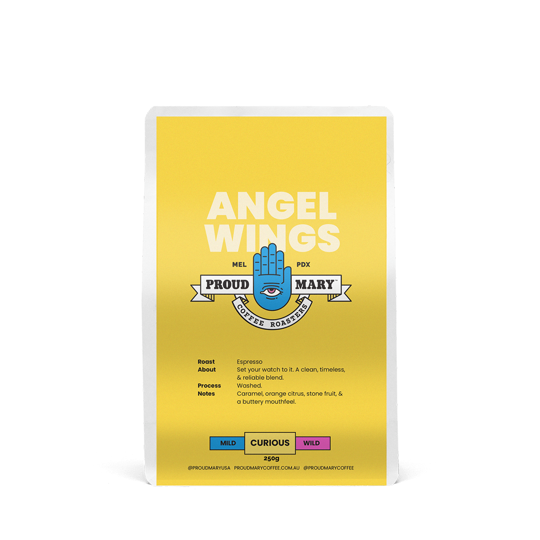 ANGEL WINGS 奶咖拼配 焦糖橙子柑橘