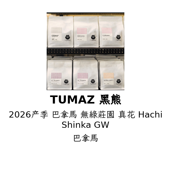 2026产季 巴拿馬 無綠莊園 真花 Hachi Shinka GW